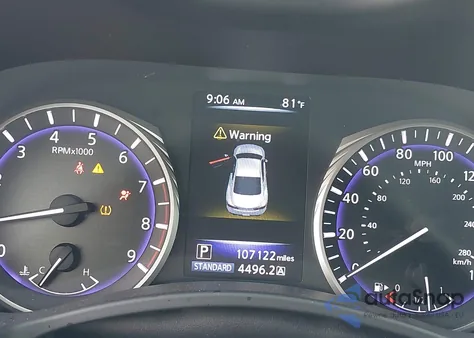 2017 Infiniti Q60 3.0T Red Sport 400 z USA, uszkodzony, nr VIN JN1FV7EK1HM610415